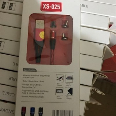 Dây Sạc Nam Châu Sx025 3 đầu