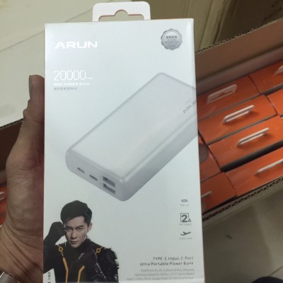 Sạc Dự Phòng Arun 20.000 mAh