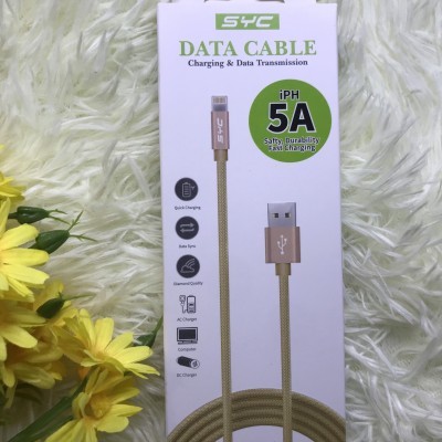 Dây Sạc SYC JB10 5A (V8-Ip-Type C)