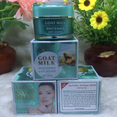 KEM SIÊU TRẮNG DA LANXI GOAT MILK WHITENING