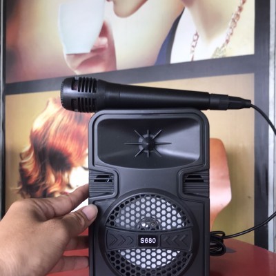 Loa Karaoke HF680 + Mic Dây